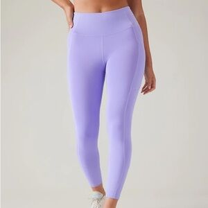 Athleta Ultimate Stash Lavender High-Waisted Leggings